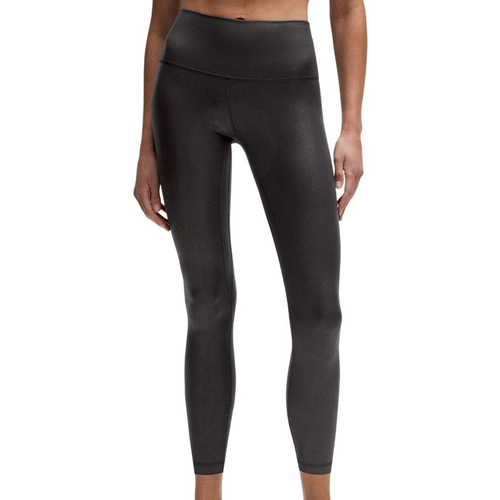 Lululemon NWT Align High Rise Ribbed Pant 25 Inch Shine Size 4 Nulu Buttery Soft
